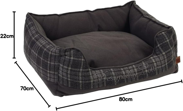 Designed by Lotte Hundebett Sliepa L: 80 cm B: 70 cm H: 22 cm anthrazit, L: 80 cm B: 70 cm H: 22 cm