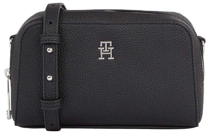 Tommy Hilfiger Umhängetasche TH Emblem Crossover FA23 Schwarz, Schwarz