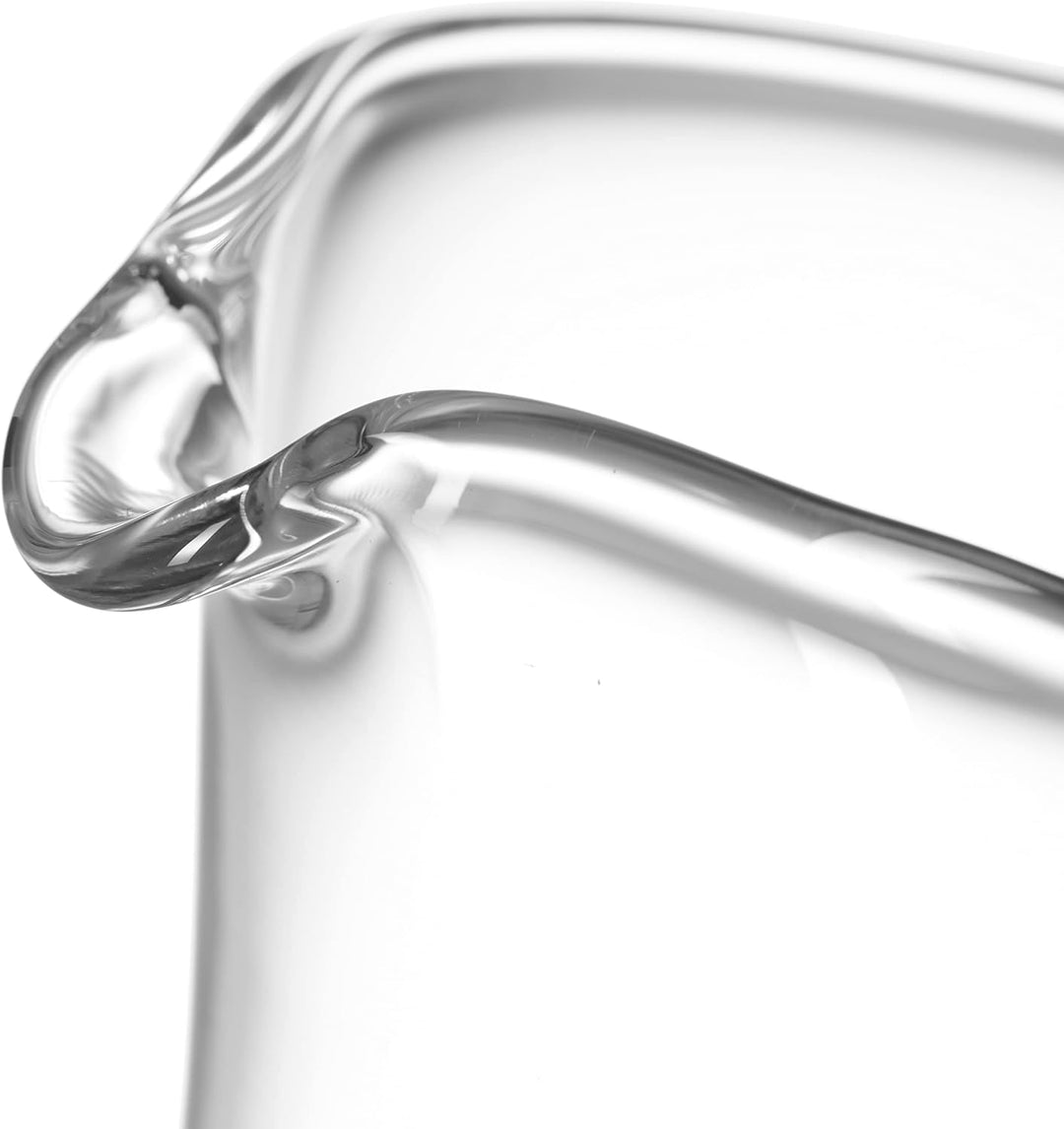 Leonardo Liquid Krug, handgefertigter Glas-Krug, Wasser-Karaffe mit Henkel im klassischen Design, 13