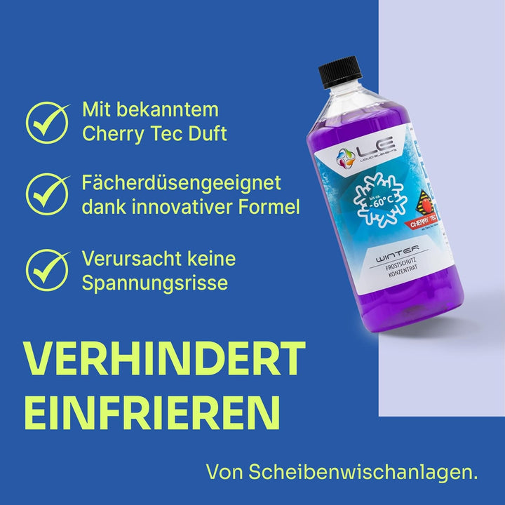 Liquid Elements – Scheibenfrostschutz Winter Set mit 1x Frostschutzmittel, 2X Enteiserspray & 1x Eis
