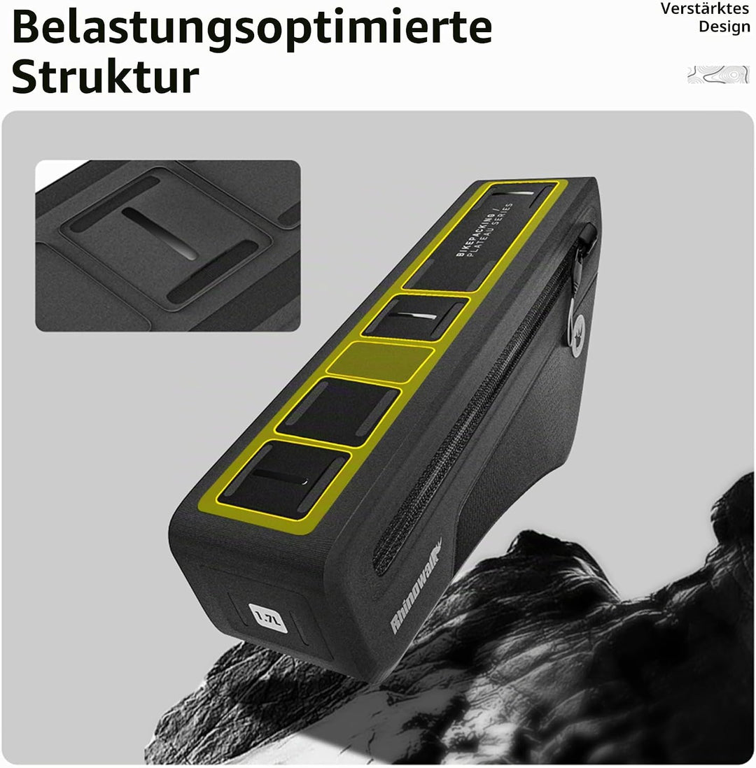 Rhinowalk Fahrrad Rahmentasche Rohrtasche Wasserdicht Oberrohrtaschen Triangeltasche Dreieck Fahrrad