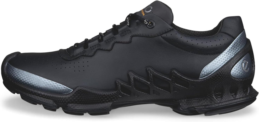 ECCO Herren Biom AEX 39 EU Schwarz Silber, 39 EU Schwarz Silber