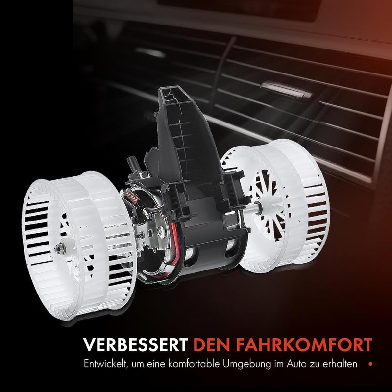 Frankberg Heizungsgebläse Gebläsemotor Innenraumgebläse Kompatibel mit 5er E60 2001-2010 5er Touring