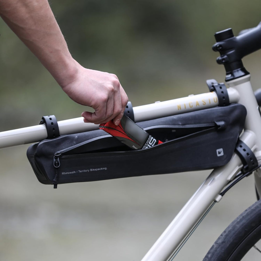 Rhinowalk Fahrrad Rahmentasche Wasserdicht Rohrtasche Oberrohrtaschen Fahrradtasche Fronttasche Lenk