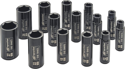 Ingersoll Rand 1/2"-Antrieb metrischer Universal-Steckschlüsselsatz SK4M7UN (7 Stück: 13, 14, 15, 17