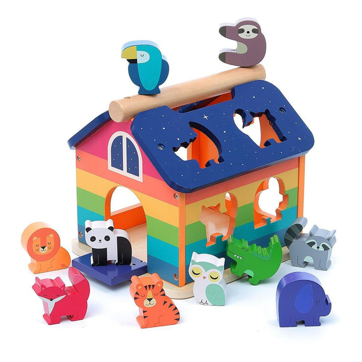 Vilac 7404 Andy Westface Regenbogen Haus, Mehrfarbig