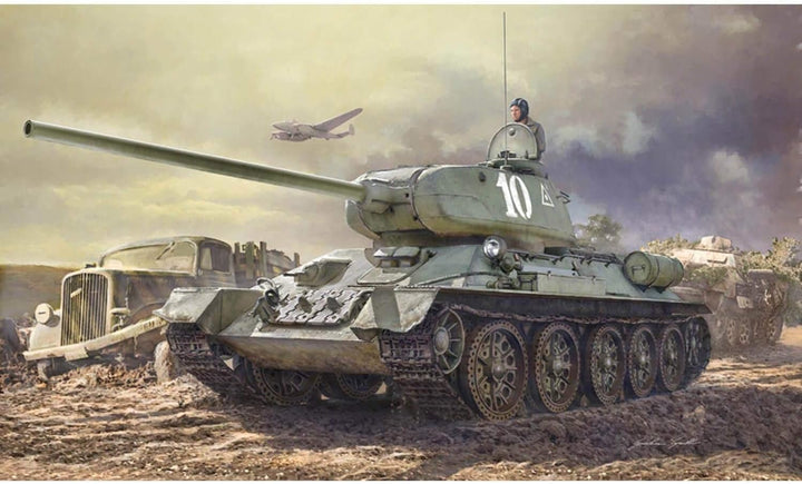 ITALERI 6545S - 1:35 T-34/85 , Modellbau, Bausatz, Standmodellbau, Basteln, Hobby, Kleben, Plastikba