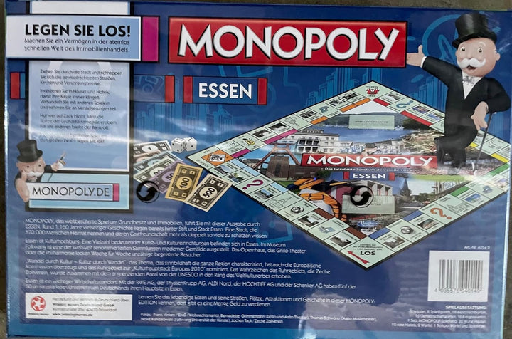 Winning Moves 40149 Monopoly Essen Stadt Edition - Das berühmte Spiel um den grossen Deal!
