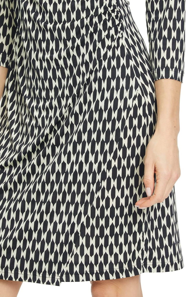 Cartoon Damen Casual-Kleid mit 3/4 Arm, 38