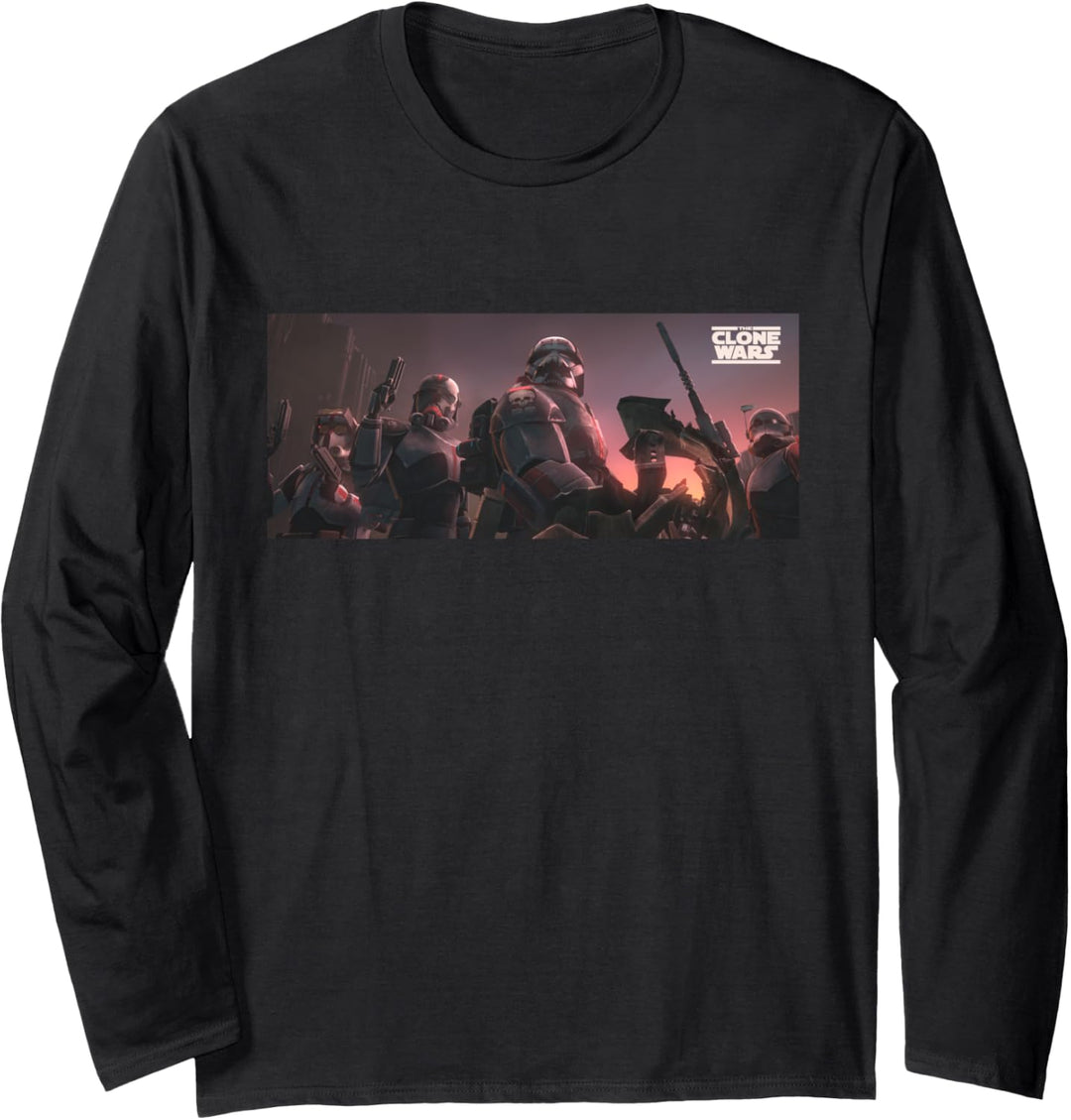 Star Wars The Clone Wars The Bad Batch Clone Force 99 Langarmshirt