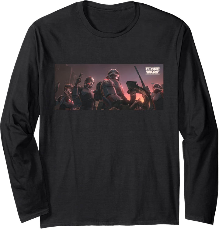 Star Wars The Clone Wars The Bad Batch Clone Force 99 Langarmshirt