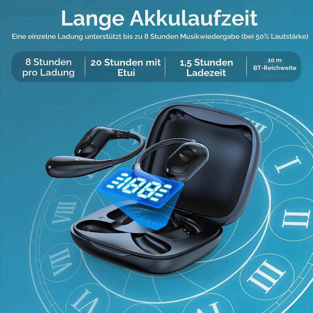 KI Übersetzer Kopfhörer Ninonly Bluetooth 5.4 Echtzeit Übersetzer Kopfhörer mit 150 Sprachen mit App