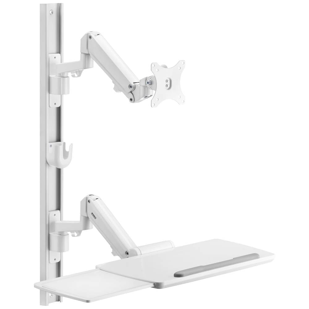SpeaKa Professional SP-MM-960 Monitor-Wandhalterung Mit Tastaturablage, übereinander 43,2 cm (17) -