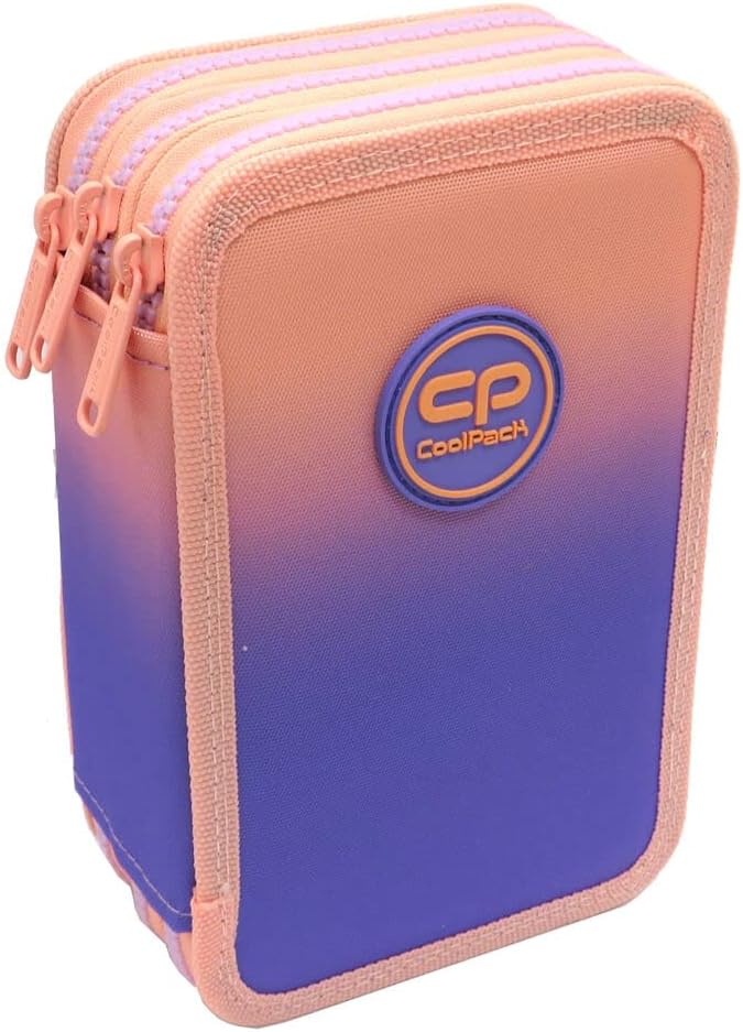 COOLPACK XXL Federtasche Federmappe 3-Fach Schulstiftetui, dreifaches Federmäppchen, Federmäppchen f