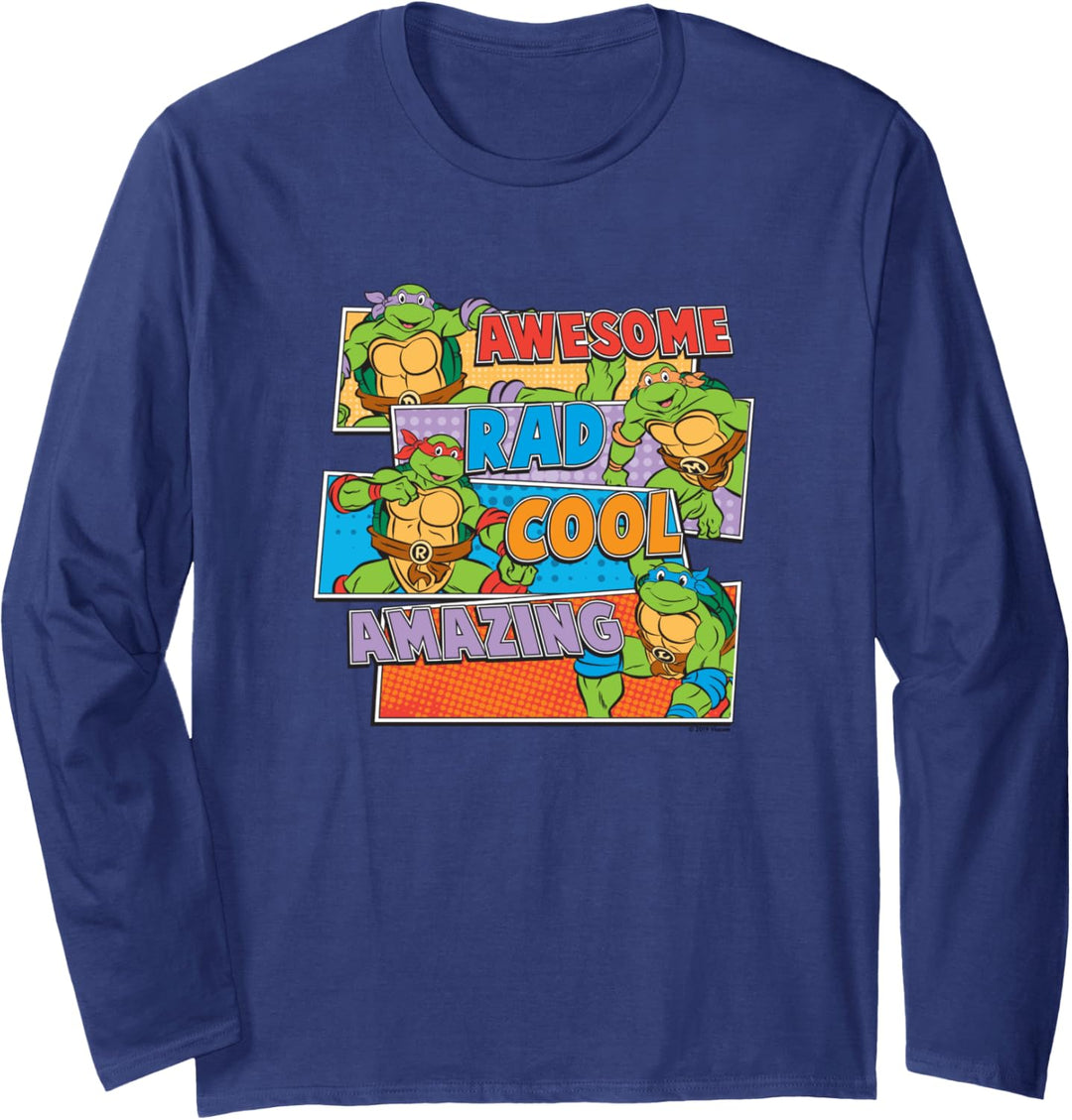 Teenage Mutant Ninja Turtles Awesome Panels Langarmshirt