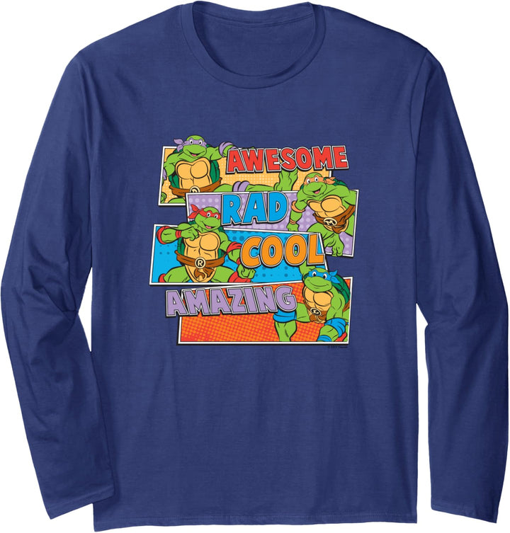 Teenage Mutant Ninja Turtles Awesome Panels Langarmshirt