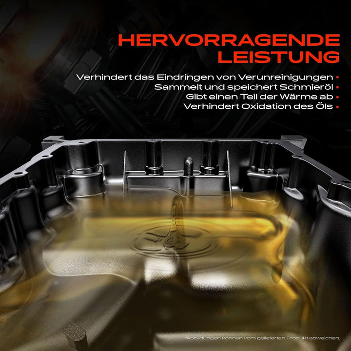 Frankberg Ölwanne Kompatibel mit Q7 4LB T-o-u-a-r-e-g 7L6 7L7 7LA 3.0L-6.0L SUV 2002-2015 09D321361