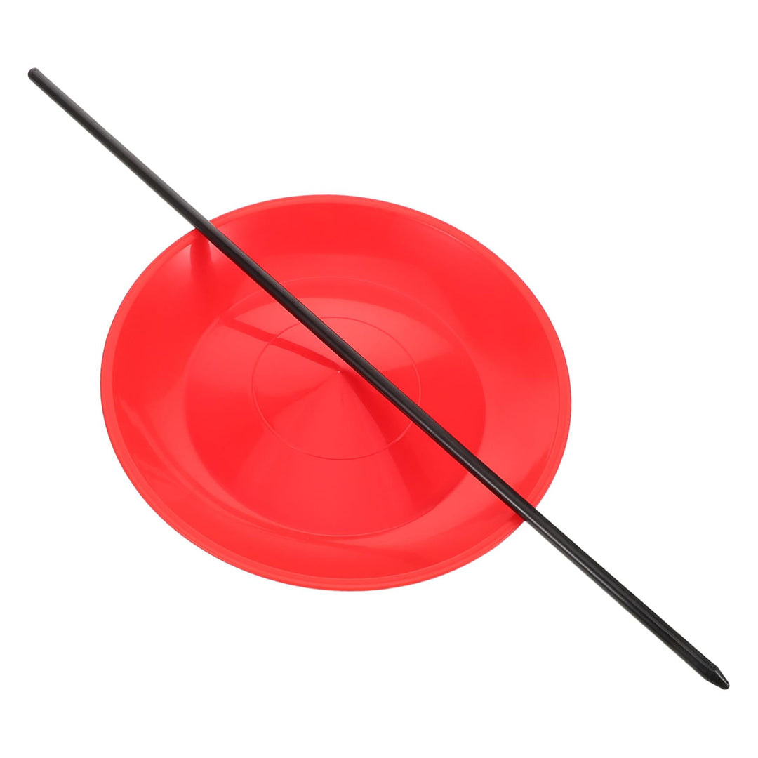 Toyvian Juggling Plates mit Stab Circus Performance Teller für Anfänger und Balance Juggling Prop fü