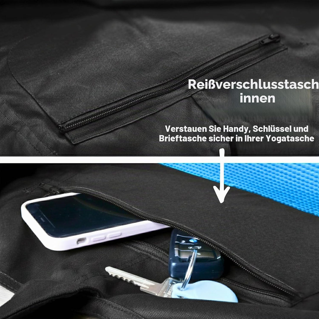 Yogiii Yogatasche YogiiiTotePro | Die Originale Yoga Tasche | Yogatasche Für Matte Und Zubehör | Yog