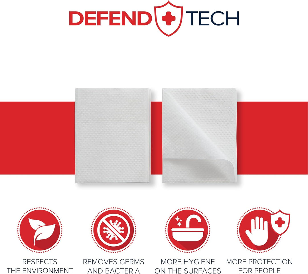 Papernet Defend Tech - Interfold Toilettenpapier (417818), Einzelblatt-Toilettenpapier mit antibakte