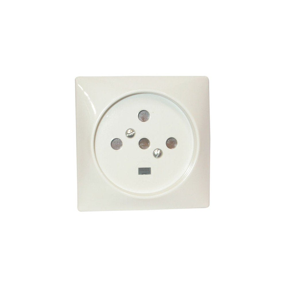 Legrand LEG90138 Steckdose, Unterputzdose, 3 Kontakte mit Schutzleiter und Neutralleiter, 20 A
