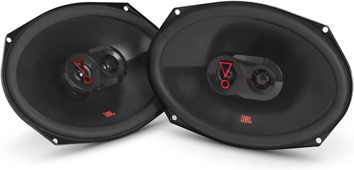JBL Stage3 9637F 3-Wege Auto Lautsprecher Set von Harman Kardon ohne Gitter - 375 Watt KFZ Ovale Aut