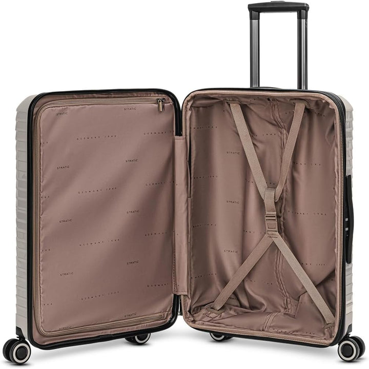 Stratic Shine Hartschalenkoffer Set - 3-teilig gross | Ausgestattet mit, arretierbarer Griff, 4 360°
