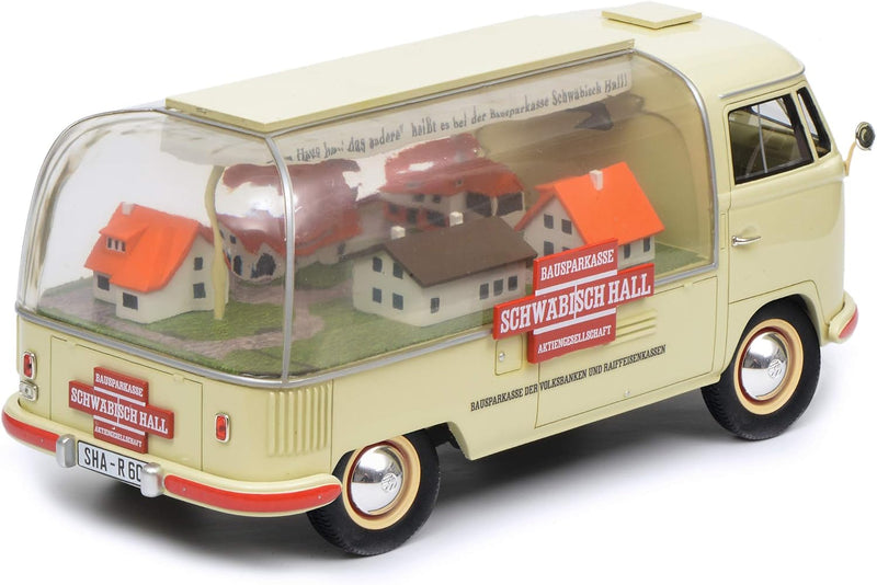 Schuco 450016200 VW T1a Schwäbisch Hall, Modellauto, Resin, 1:18, beige, Limitierte Auflage