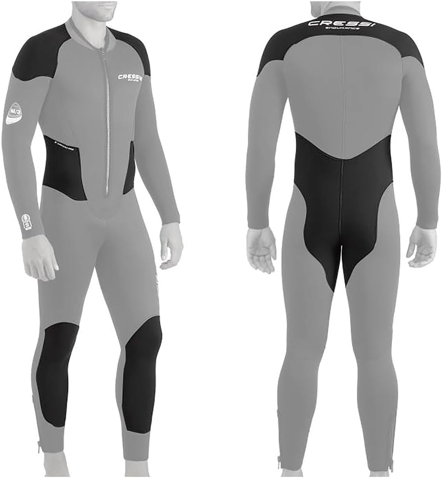 Cressi Endurance Kids Monopiece Wetsuit 5mm - Kinder Overall Tauchanzug Aus 5mm Neopren Für Taucher