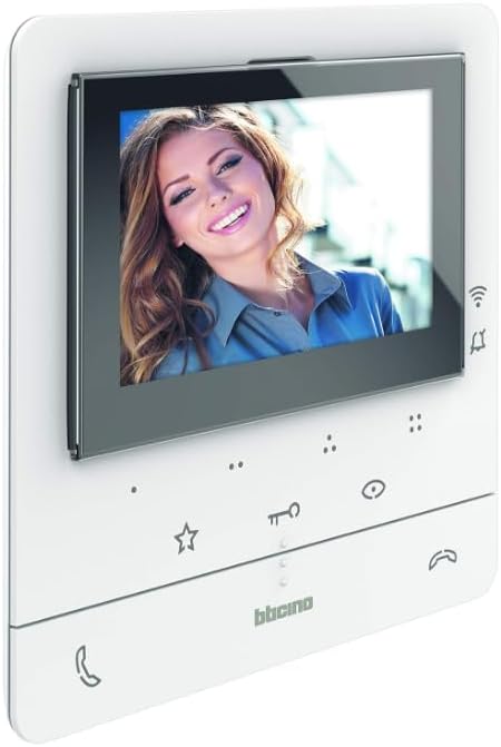 BTICINO, Flex ONE 2-Draht Videosprechanlagen WLAN Set, Classe 100 X16E mit 5" LCD-Display, 105° Weit