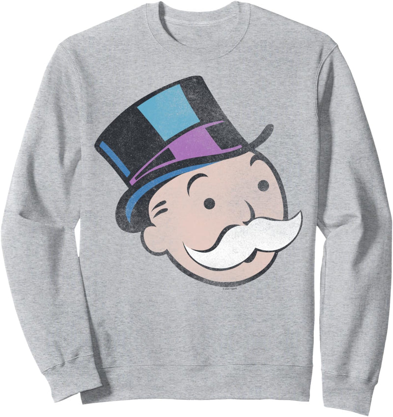 Monopoly 85 Years Rich Uncle Pennybags Big Face Sweatshirt
