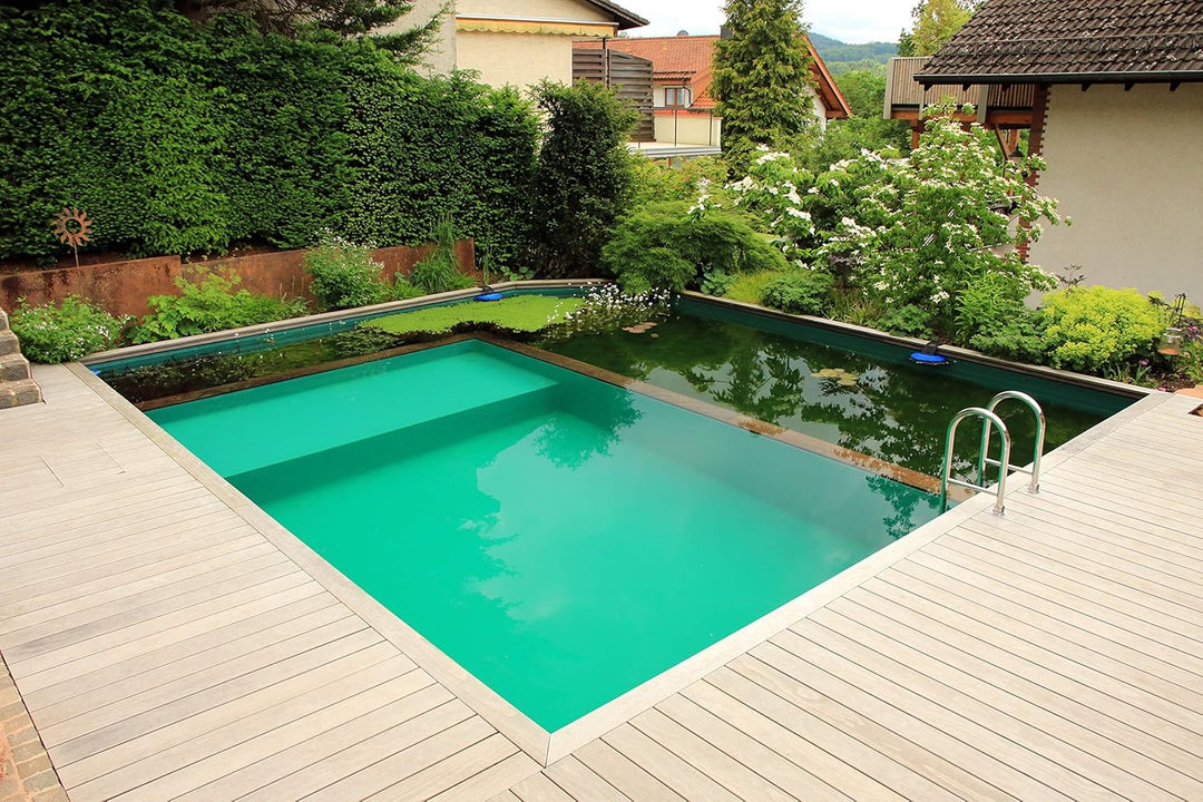 2K Schwimmbadfarbe Poolfarbe Betonbecken Schwimmbeckenfarbe Lichtblau - 5Kg 5 kg (1er Pack) Ral 5012