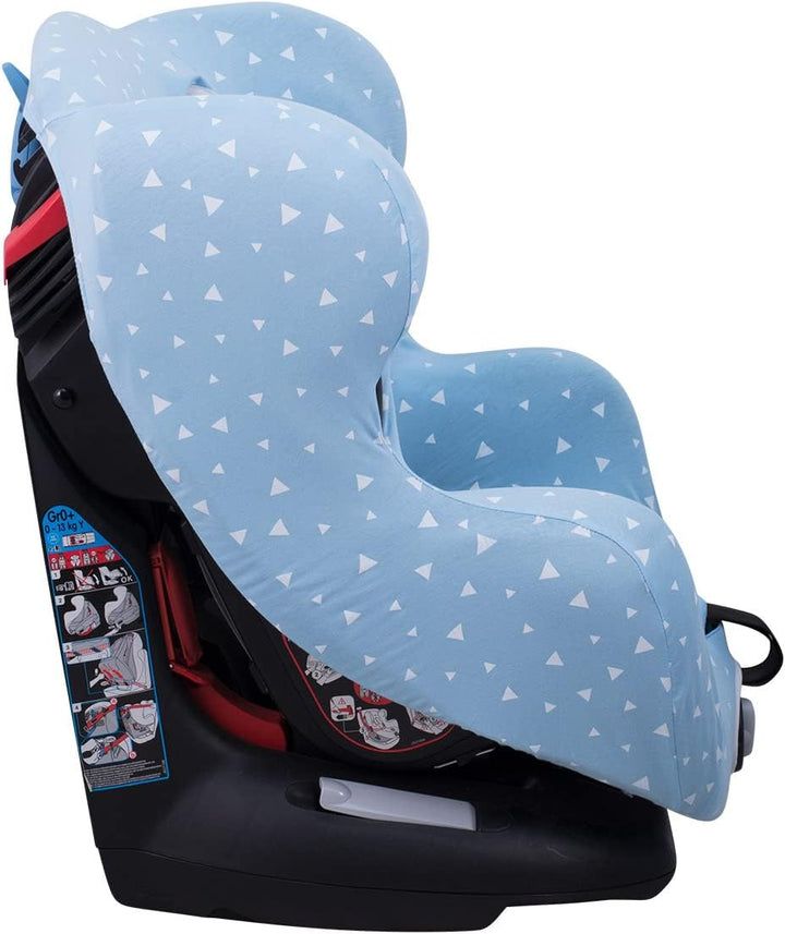 JYOKO Kids Bezug kompatibel mit Bébé Confort Iseos Neo (Blue Sparkles), BLUE SPARKLES
