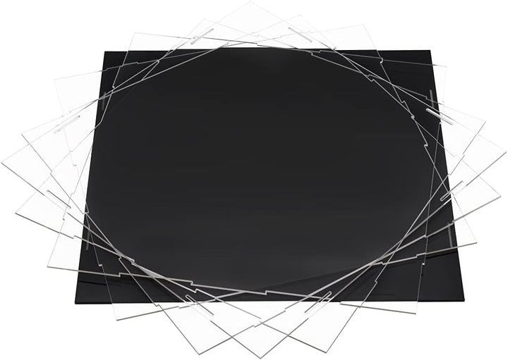 Vitrine Schaukasten Acryl Klar Würfel 30x30x30 cm für Fussball Basketball Boutique Memorabilien Mode