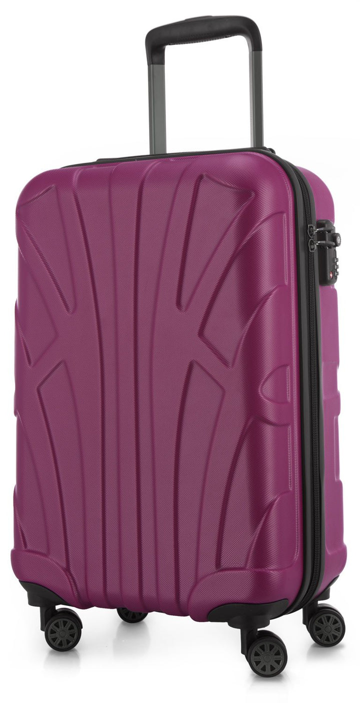 suitline Handgepäck Hartschalen-Koffer Koffer Trolley Rollkoffer Reisekoffer, TSA, 55 cm, ca. 34 Lit
