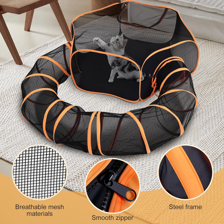 Katzengehege Outdoor, Tragbare Katzenzelte für Draussen, Outdoor Katzengehege für Indoor Katzen, Atm