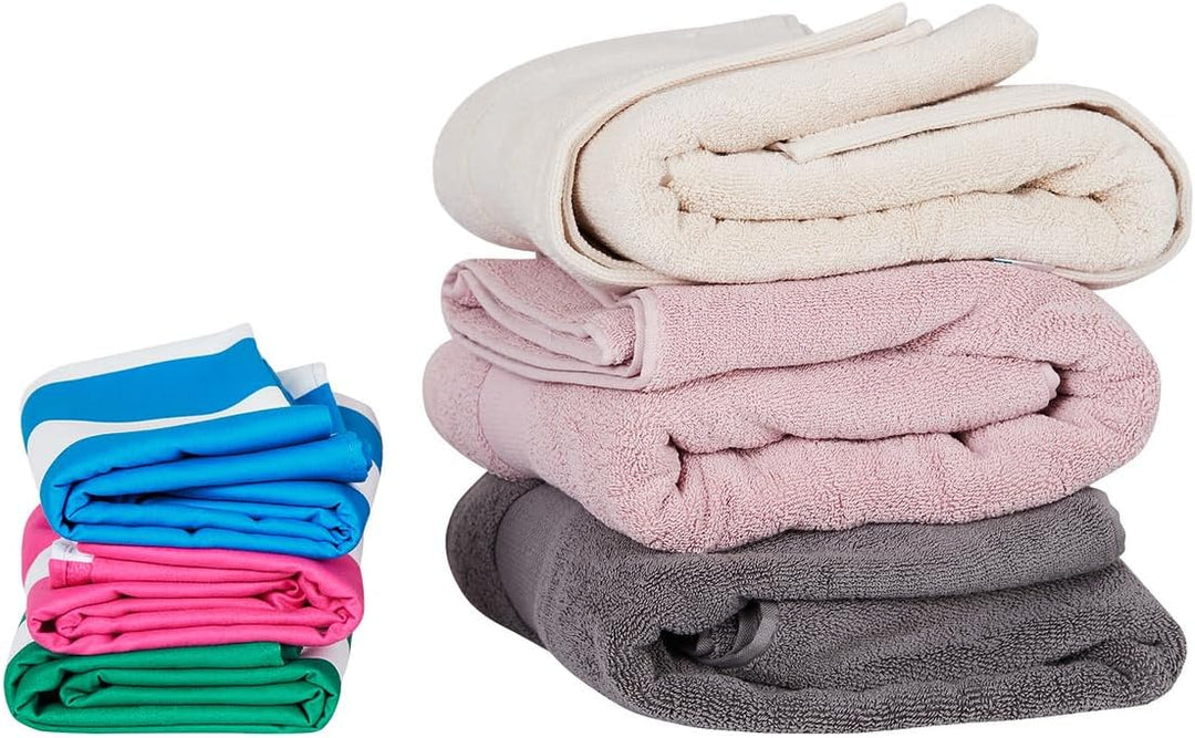 Dock & Bay Strandhandtuch - Super saugfähig, trocknet schnell, ohne Sand - Kompakt, Leicht - 100% Re