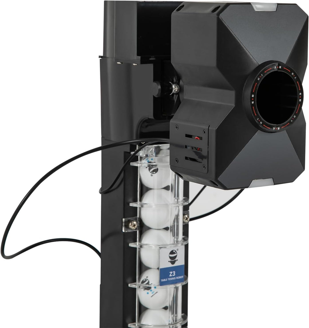 Automatische Tischtennis Ballmaschine, 10 Modi programmierbar Tischtennis Trainingsroboter Ping Pong