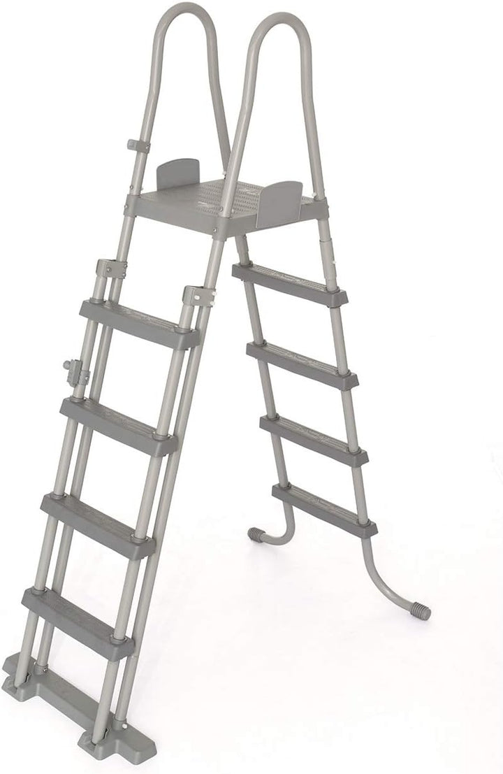 Bestway Poolzubehör Sicherheitsleiter, 132 cm, mehrfarbig, 132 cm