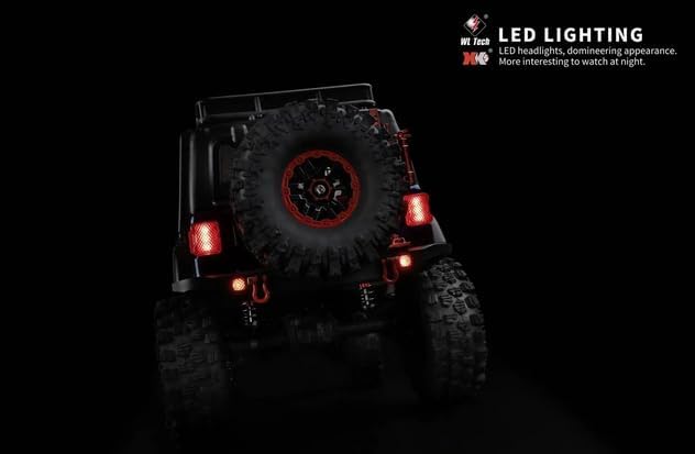 s-idee® WL 104010 blau RC Model Crawler RTR 1/10 2.4G 4WD 2CH 2,4 GHz mit Licht und Sound