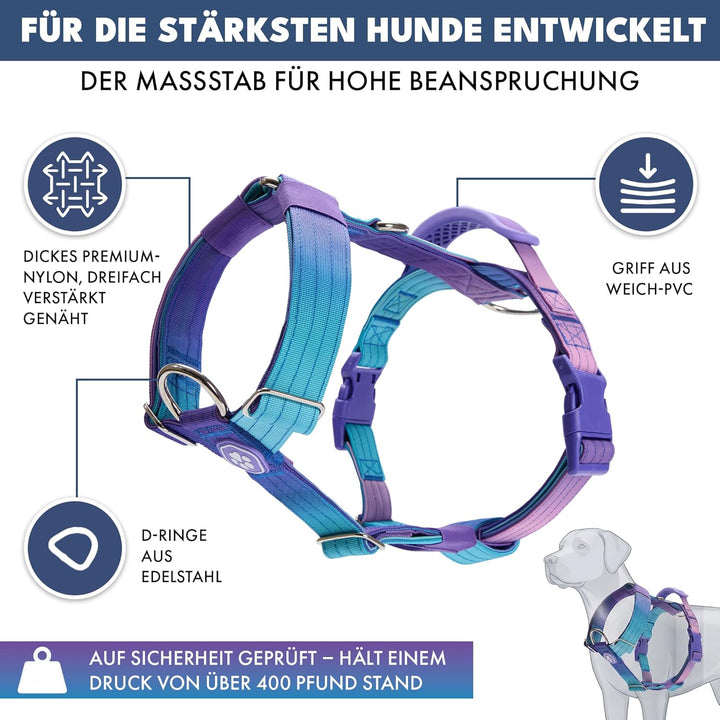Spark Paws No Pull Hundegeschirr mit Griff für grosse Hunde, strapazierfähiges Hundegeschirr für gro
