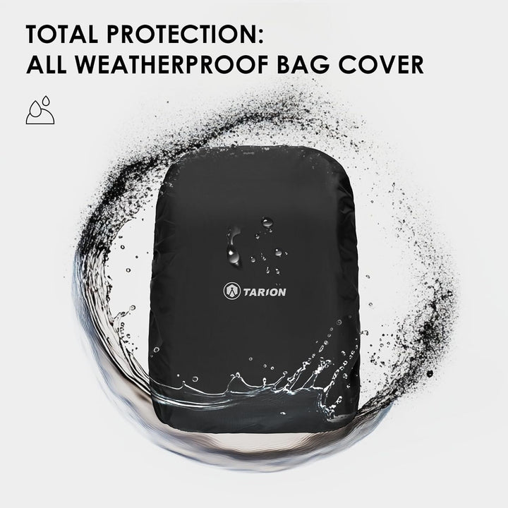 TARION Kamerarucksack Rolltop Fotorucksack mit Hartschale: Professionelle Kameratasche Spiegelreflex