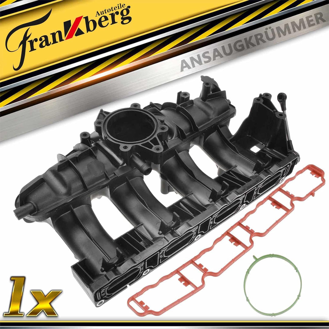 Frankberg Ansaugkrümmer Ansaugbrücke Kompatibel mit A3 8P1 A4 8EC A6 4F2 Leon 1P1 Octavia II 1Z3 Gol