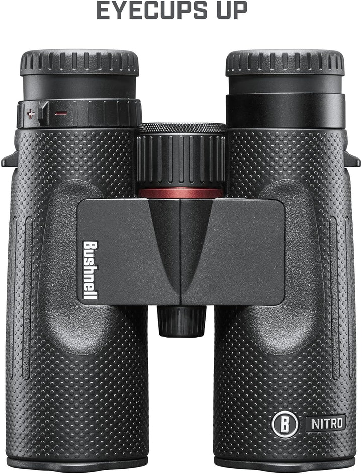 Bushnell Bn1042b Nitro-Fernglas, 10 x 42 mm, schwarzes Dach, Multi, Einheitsgrösse