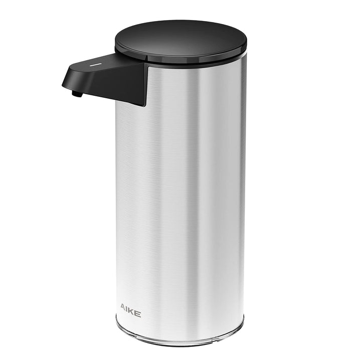 AIKE Seifenspender Automatisch Edelstahl mit Sensor Infrarot, 280ml Berührungsloser Automatischer Se