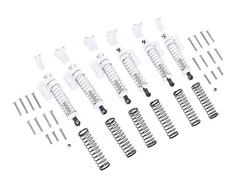 GPM for Traxxas TRX-6 MERC-Benz G63 (88096-4) Aluminum L-Shape Piggy Back Spring Dampers 90mm + Adju