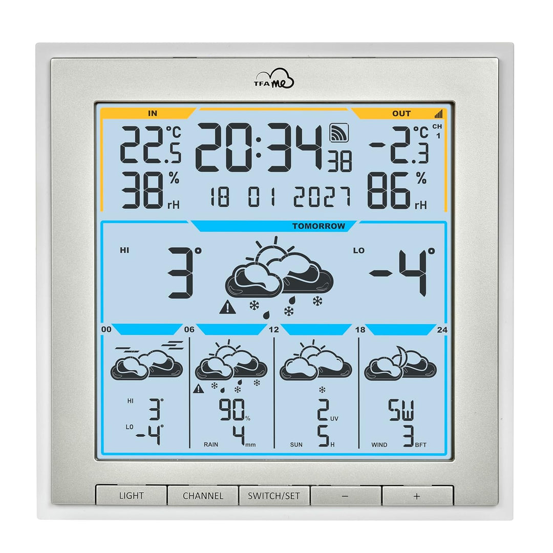TFA Dostmann WLAN Wetterstation TFA.me ID-08, 35.8105.02, Profi-Wettervorhersage durch wetter.com 5