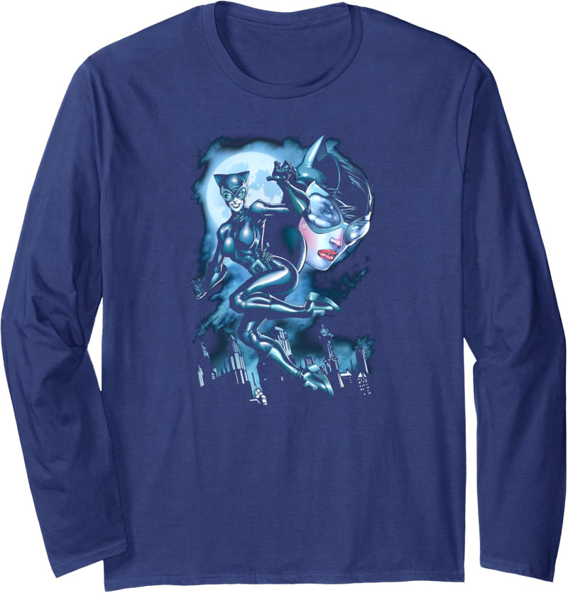 Batman Moonlight Catwoman Langarmshirt