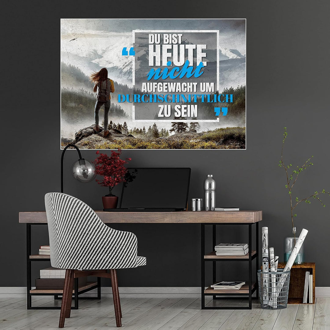 wandmotiv24 Poster als Wanddeko, Grösse Din A0, durchschnittlich, Berg Panorama, Moderne Wanddeko, W