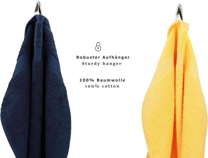Betz 10-TLG. Handtuch-Set Premium 100% Baumwolle 2 Duschtücher 4 Handtücher 2 Gästetücher 2 Waschhan